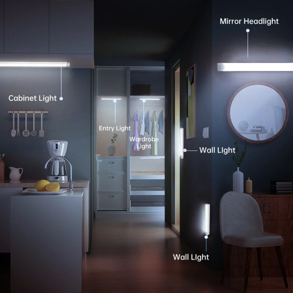 🔥HEISSVERKAUF💡Lochfrei Smarte Sensorische Magnetische Wiederaufladbare LED-Leuchten