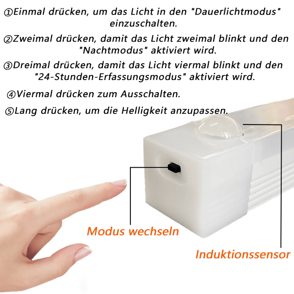 🔥HEISSVERKAUF💡Lochfrei Smarte Sensorische Magnetische Wiederaufladbare LED-Leuchten