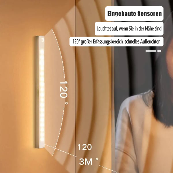 🔥HEISSVERKAUF💡Lochfrei Smarte Sensorische Magnetische Wiederaufladbare LED-Leuchten