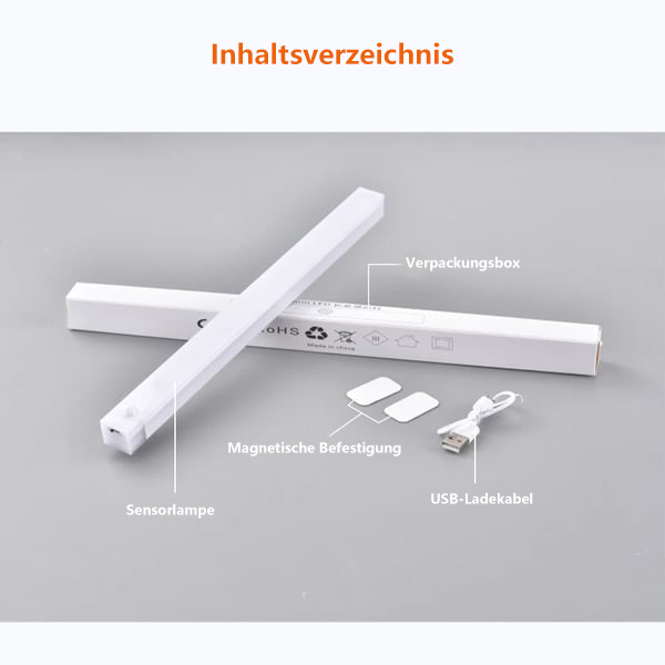 🔥HEISSVERKAUF💡Lochfrei Smarte Sensorische Magnetische Wiederaufladbare LED-Leuchten
