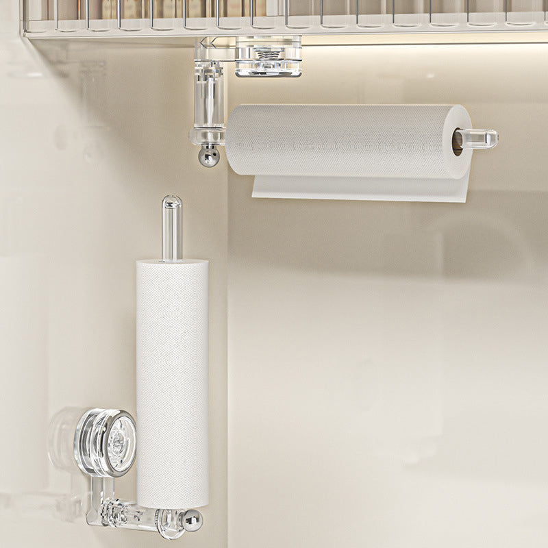 Multifunktionaler Toilettenpapierhalter mit Vakuum-Saugnapf