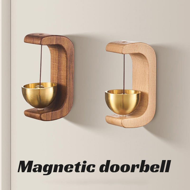 🔥 Magnetische hölzerne Windspiel-Türklingel-Dekoration