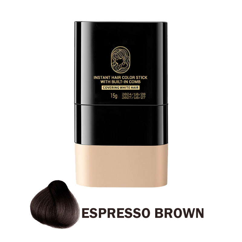 💫Kaufen Sie 1 und erhalten Sie 1 gratis🎁Tragbarer Haarfärbekamm zur Abdeckung grauer Haare !Naturschwarz, Schwarzbraun, Kaffee