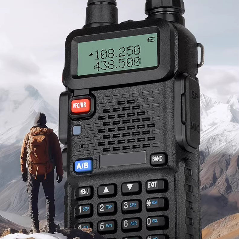 🔥Heißer Verkauf 49% Rabatt🔥📡 UV-5R Amateurfunkgerät mit großer Reichweite UV5R Funkgerät Dualband Walkie
