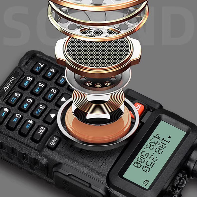 🔥Heißer Verkauf 49% Rabatt🔥📡 UV-5R Amateurfunkgerät mit großer Reichweite UV5R Funkgerät Dualband Walkie