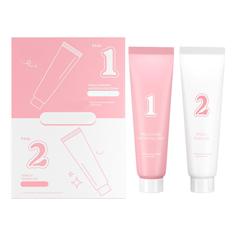Reinigendes & weichmachendes Haarentfernungs-Creme-Set