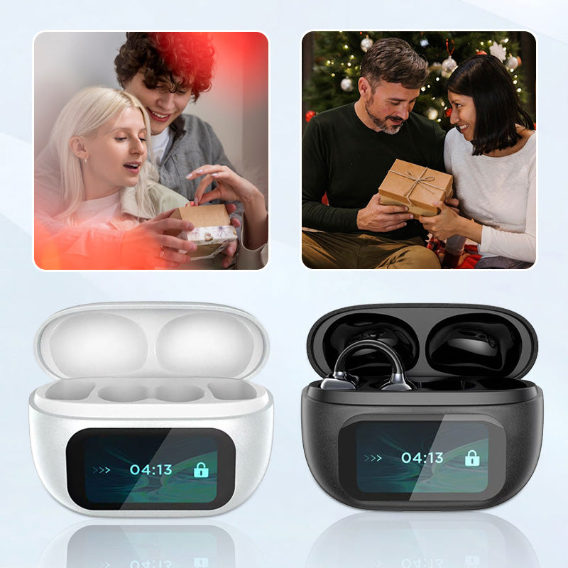🔥Headset mit Ohrclip und intelligentem Farbbildschirm für intelligente Übersetzungen