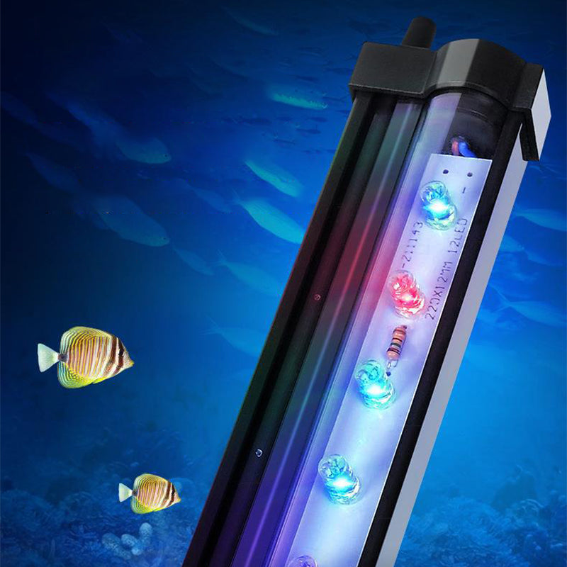 🐟LED Aquarium Buntes Luftblasenlicht