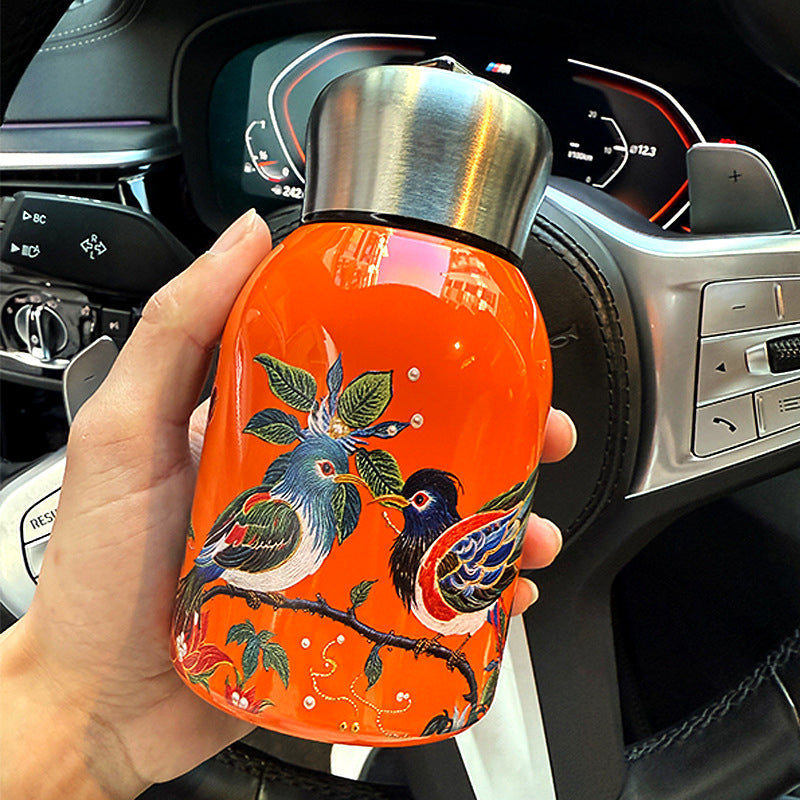 Stilvolle & tragbare isolierte Wasserflasche🔥