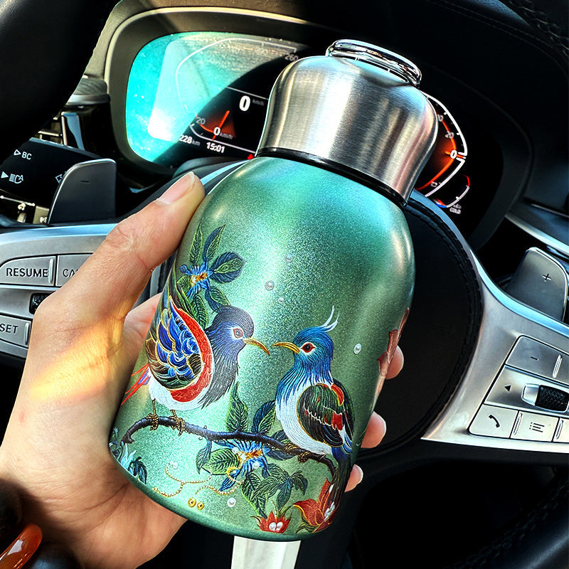 Stilvolle & tragbare isolierte Wasserflasche🔥