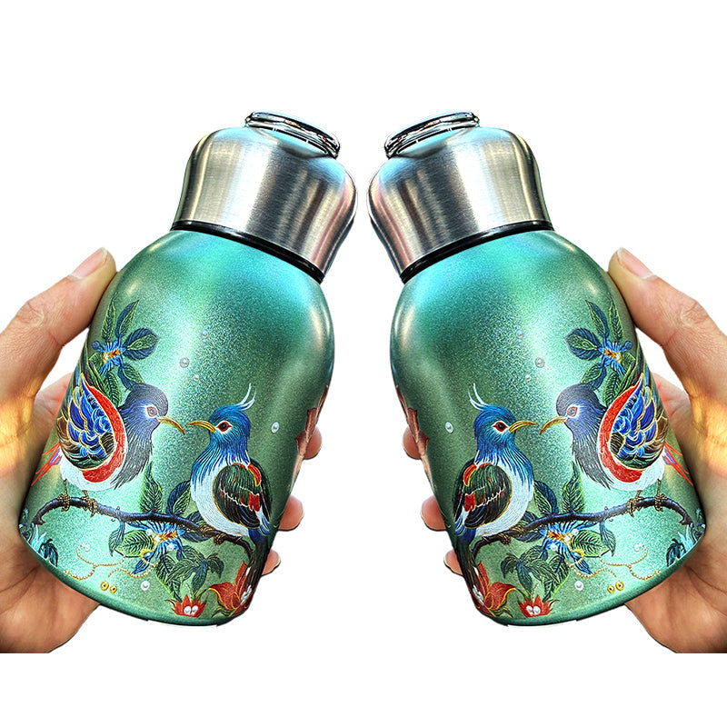Stilvolle & tragbare isolierte Wasserflasche🔥