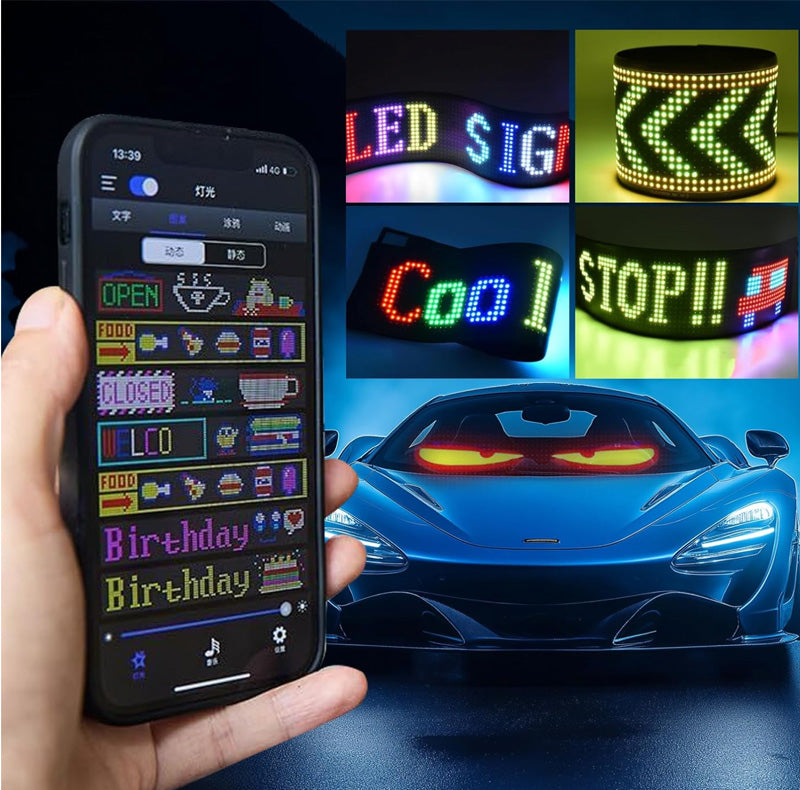 🏎️Zeitlich begrenztes Angebot🛒LED Wasserdicht Intelligente Farbe Soft Screen