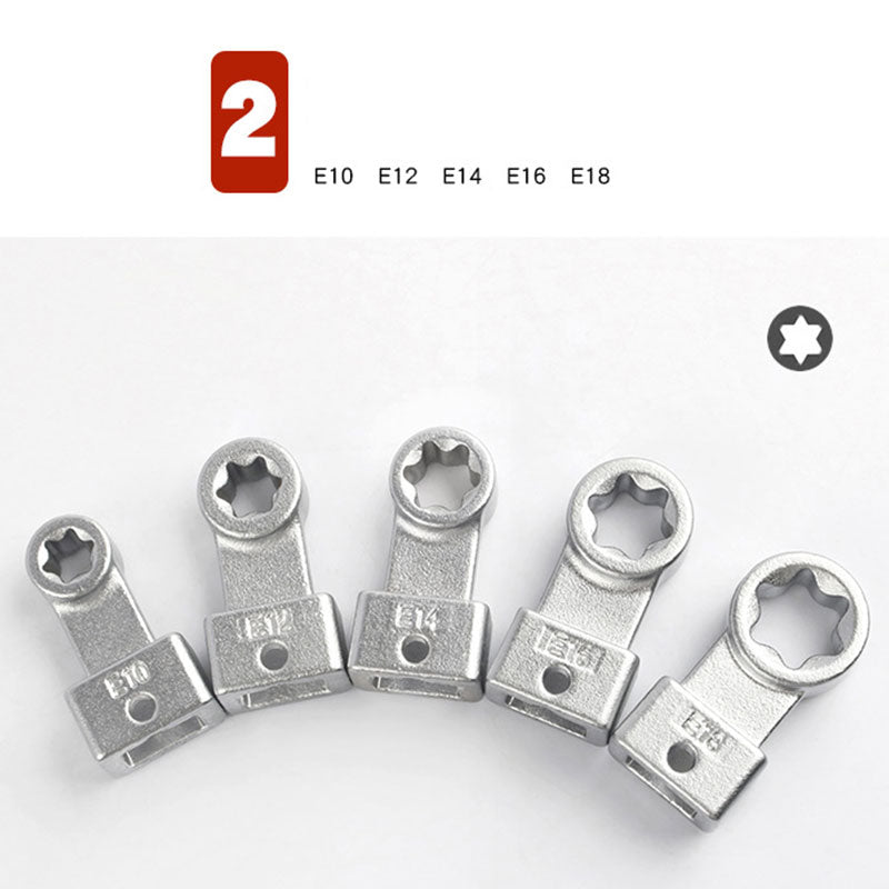 🔥zeitlich begrenztes Angebot🔥15-teiliges tragbares Riemenschlüssel-Set mit austauschbarem Kopf