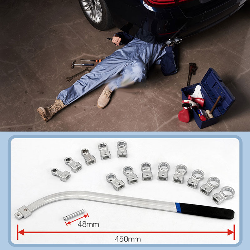 🔥zeitlich begrenztes Angebot🔥15-teiliges tragbares Riemenschlüssel-Set mit austauschbarem Kopf