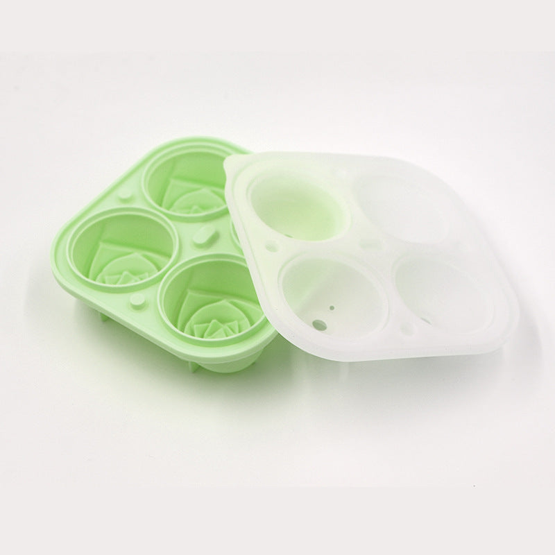 🔥Essentials für den Sommer🧊2-stufige, praktische Push-In-Eiswürfelform mit Tabletthülle