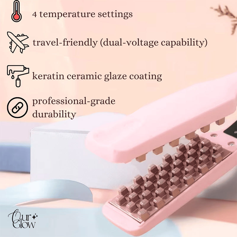 💖👩🦱Puffy Curler Compact Curling Wand🌀erzeugen Sie mühelos voluminöse Wellen, leicht zu tragen!