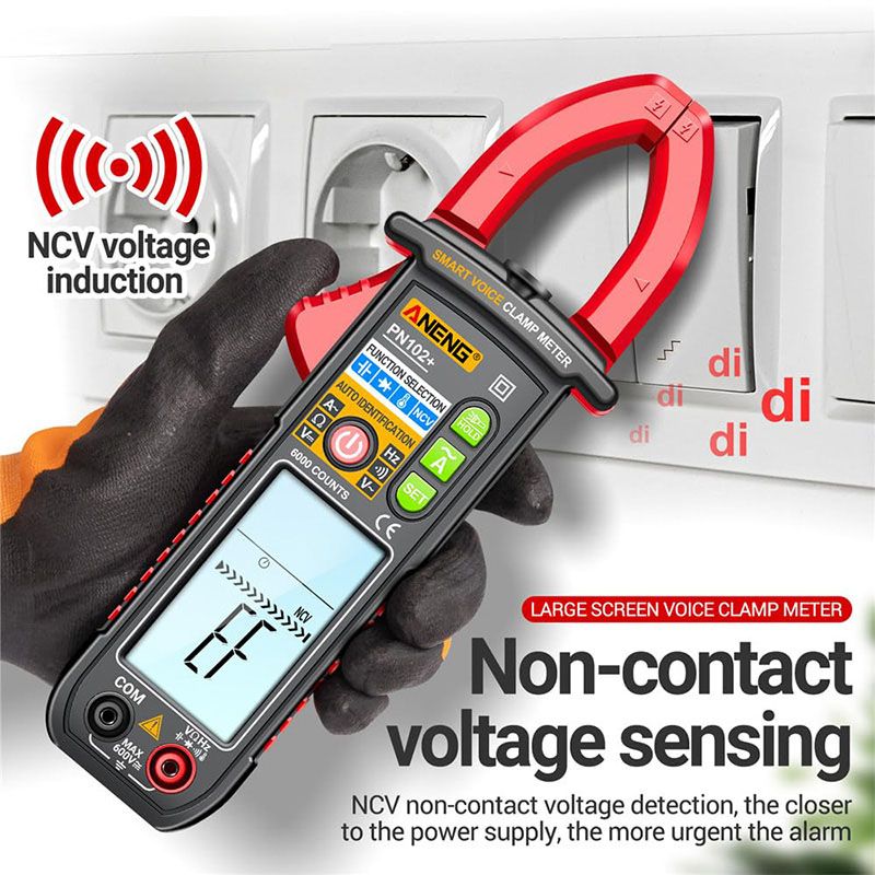 🔥Intelligentes sprachgesteuertes Klemm-Multimeter-Testgerät