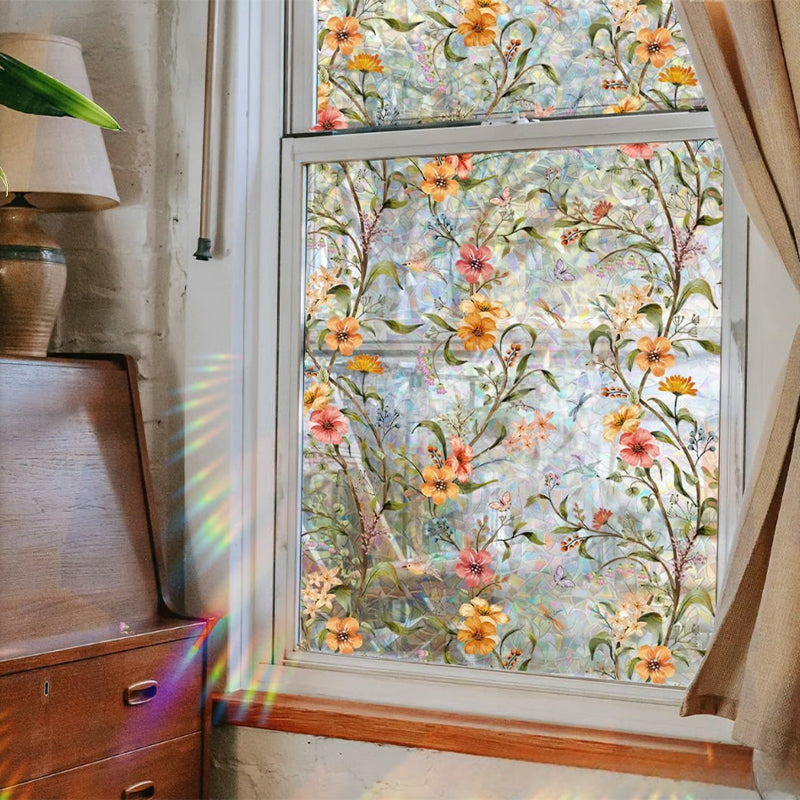 🔥Statischer gemusterter Fensteraufkleber