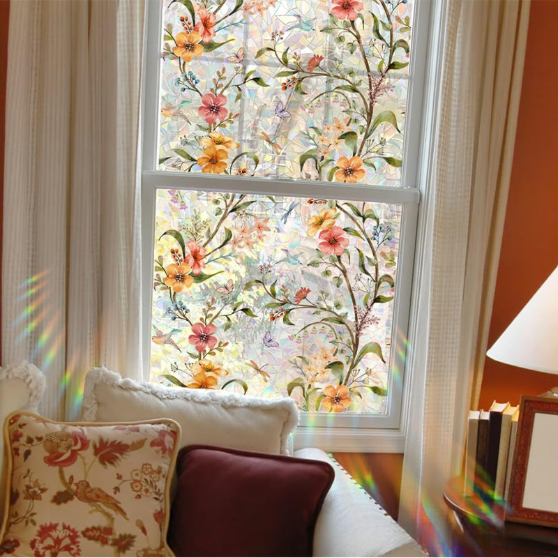 🔥Statischer gemusterter Fensteraufkleber