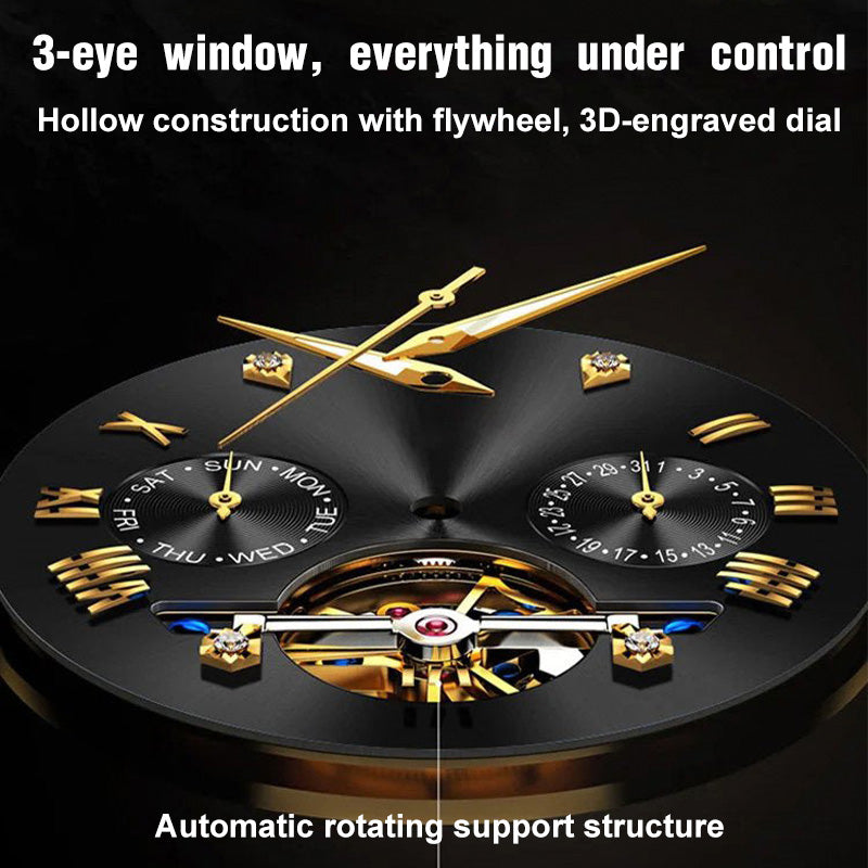 Neue Multifunktions-Chronographen-Armbanduhr mit 6 Zeigern