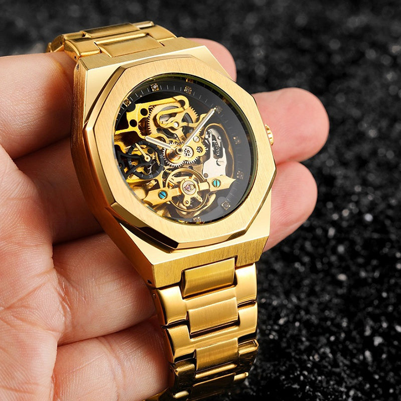 ⏳Zeitlich begrenztes Special⌛ Mechanische Luxus-Skelettuhr für Herren