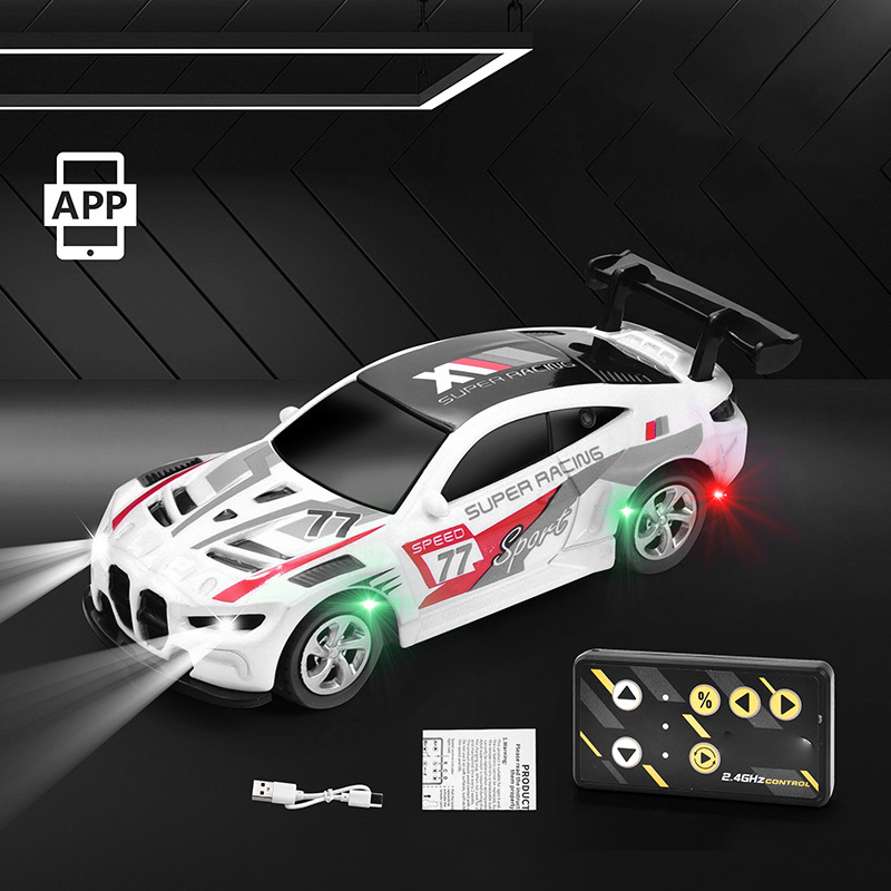 1:64 Simulation Remote Control High Speed Alloy Toy Car