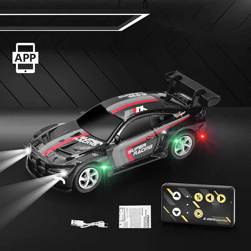 1:64 Simulation Remote Control High Speed Alloy Toy Car