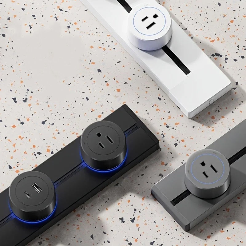 ⚡ Power Carrier-🎉2025 Neues Produkt🔥 Langlebige und praktische Schienensteckdose