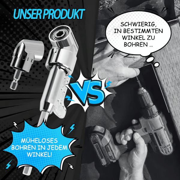 🔥Aktionspreis🔥🔧105-Grad-Winkelbohreradapter - Flexibler Adapter