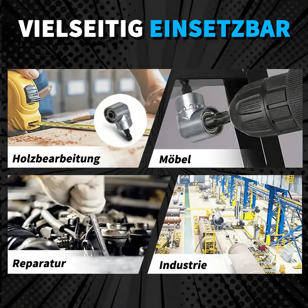 🔥Aktionspreis🔥🔧105-Grad-Winkelbohreradapter - Flexibler Adapter