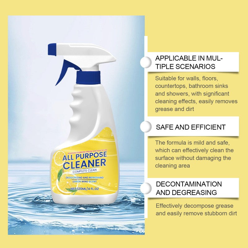 💥【LIMITIERTES ANGEBOT】🫧✨Kraftvolles Allzweck-Küchenreinigungsspray, desodorierend und erfrischend