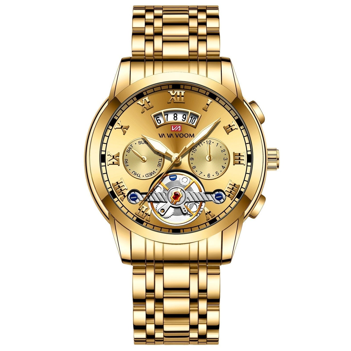 ✨Hochwertige wasserdichte leuchtende Uhr⌚2025 New Business Herrenuhr