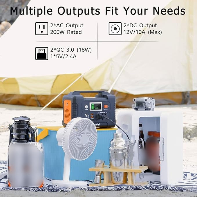 ⏳Zeitlich begrenztes Angebot⚡200W Portable Power Station mit Display❗Nur drei Tage lang erhalten Sie 50% Rabatt auf alle Modelle!💥