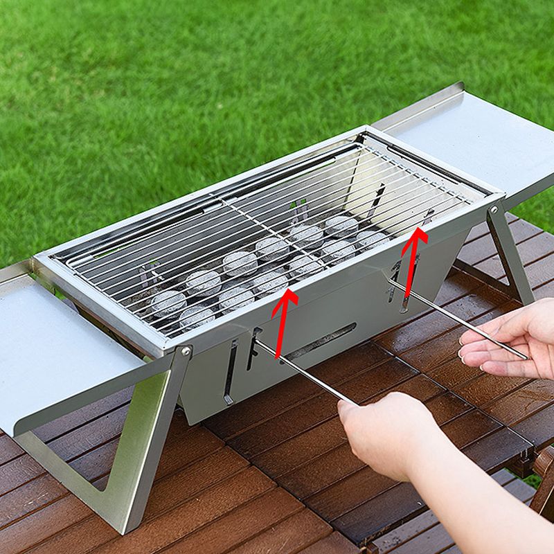 🔥🔥Klappbarer Edelstahl-Grill für draußen