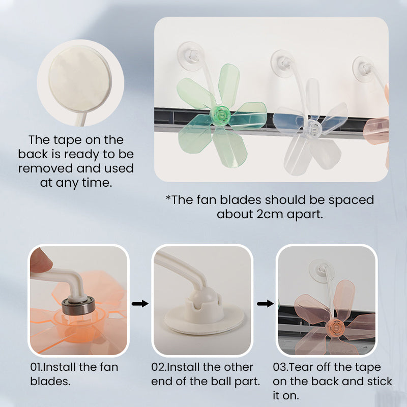 🍃Hanging Adjustable Universal Air Conditioning Guide Fan