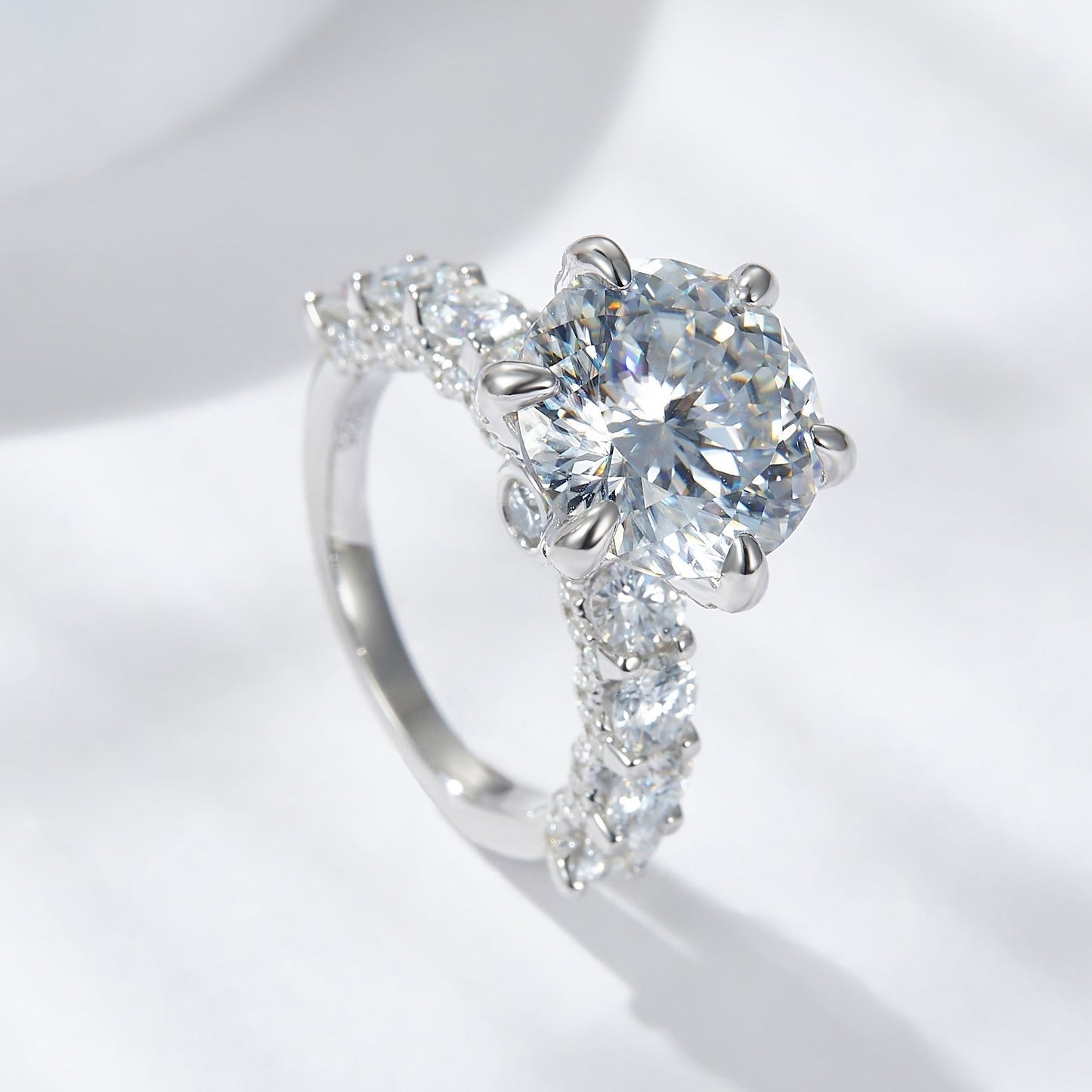 🎁Gift For You | 5 Carat Moonlight Sterling Silver Moissanite Ring