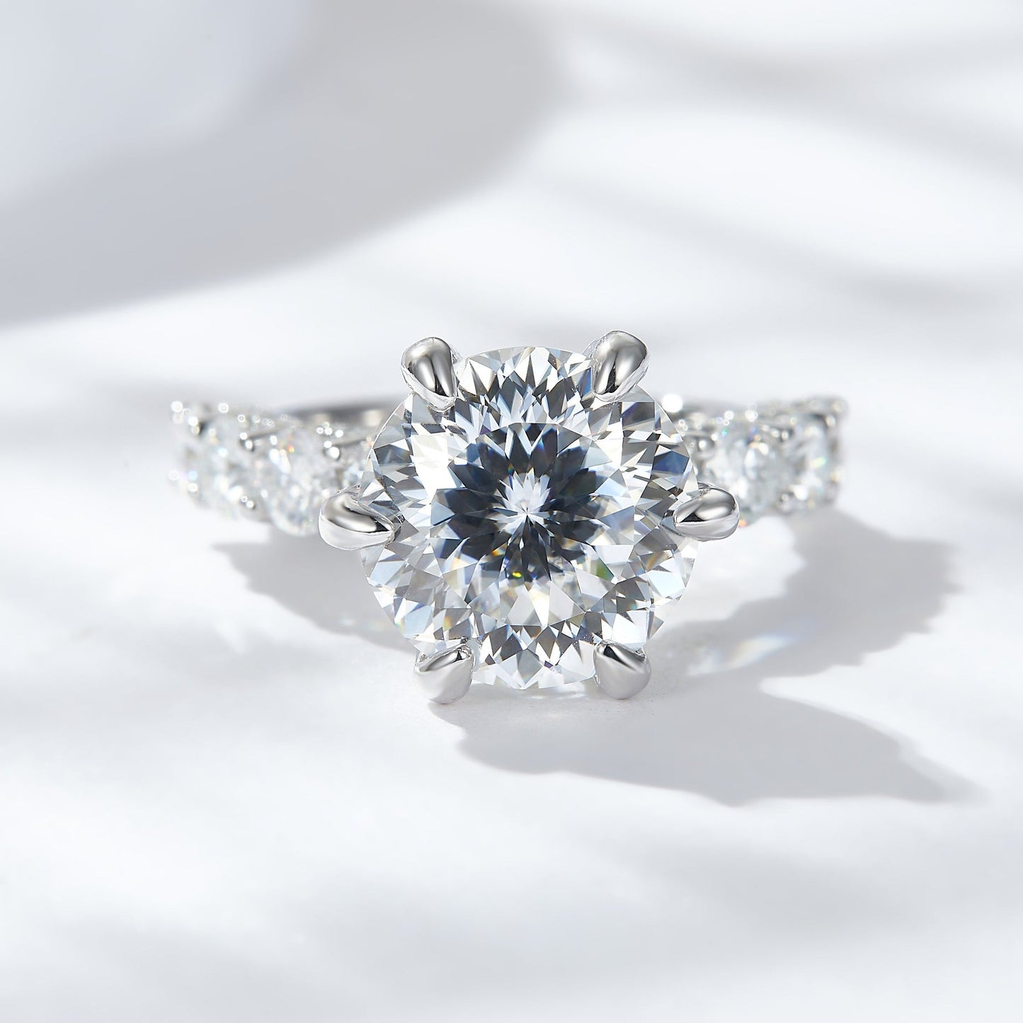 🎁Gift For You | 5 Carat Moonlight Sterling Silver Moissanite Ring