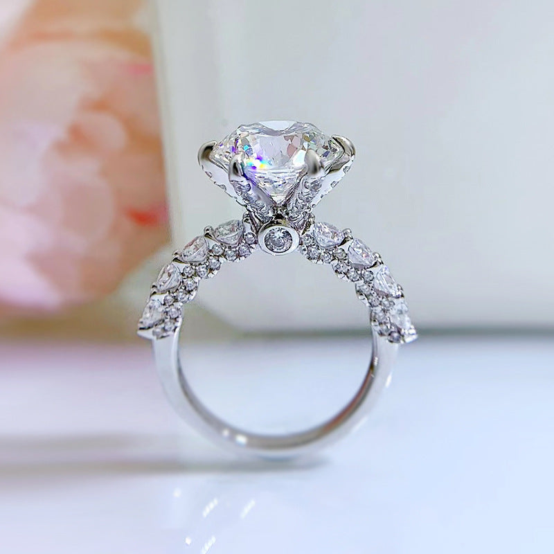 🎁Gift For You | 5 Carat Moonlight Sterling Silver Moissanite Ring