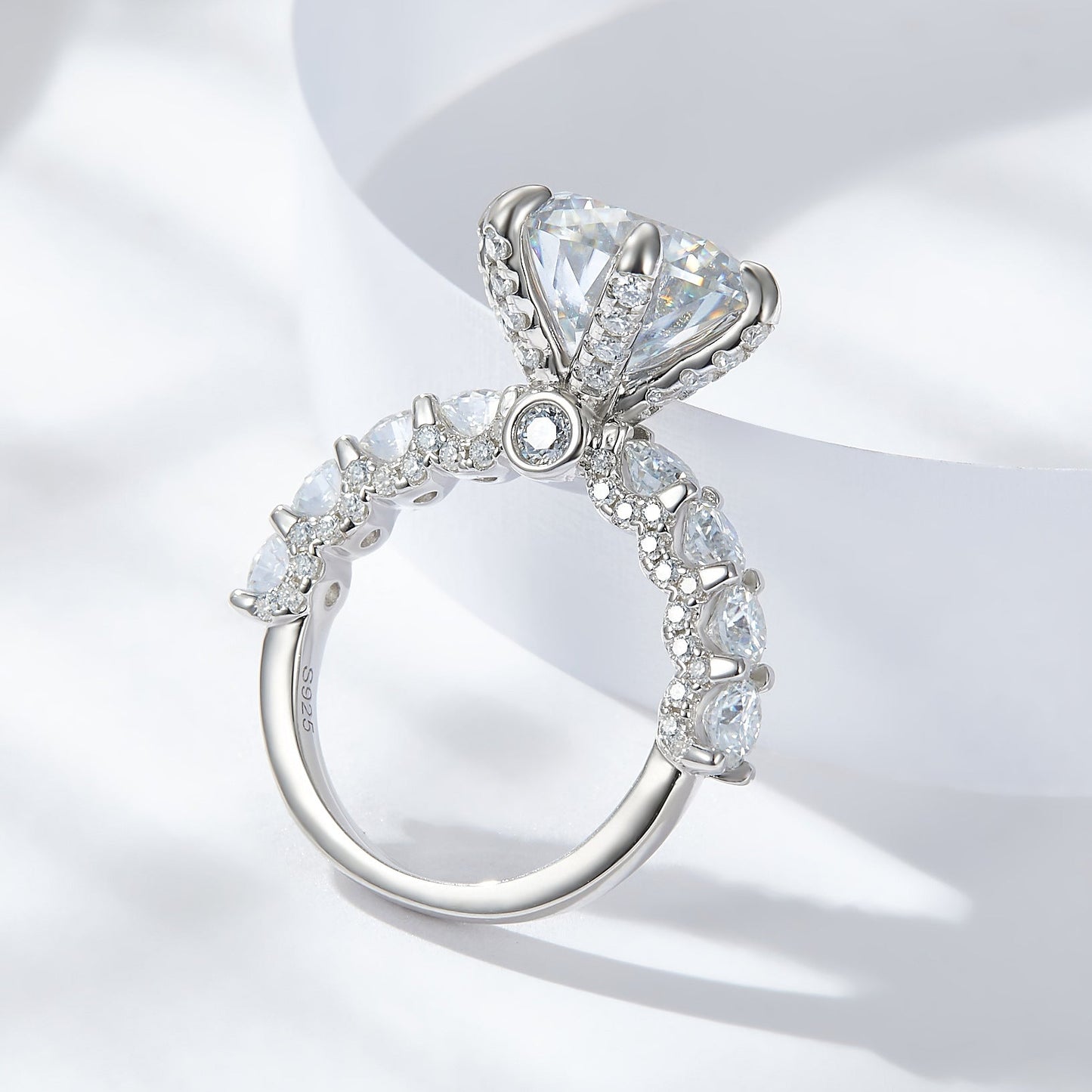 🎁Gift For You | 5 Carat Moonlight Sterling Silver Moissanite Ring