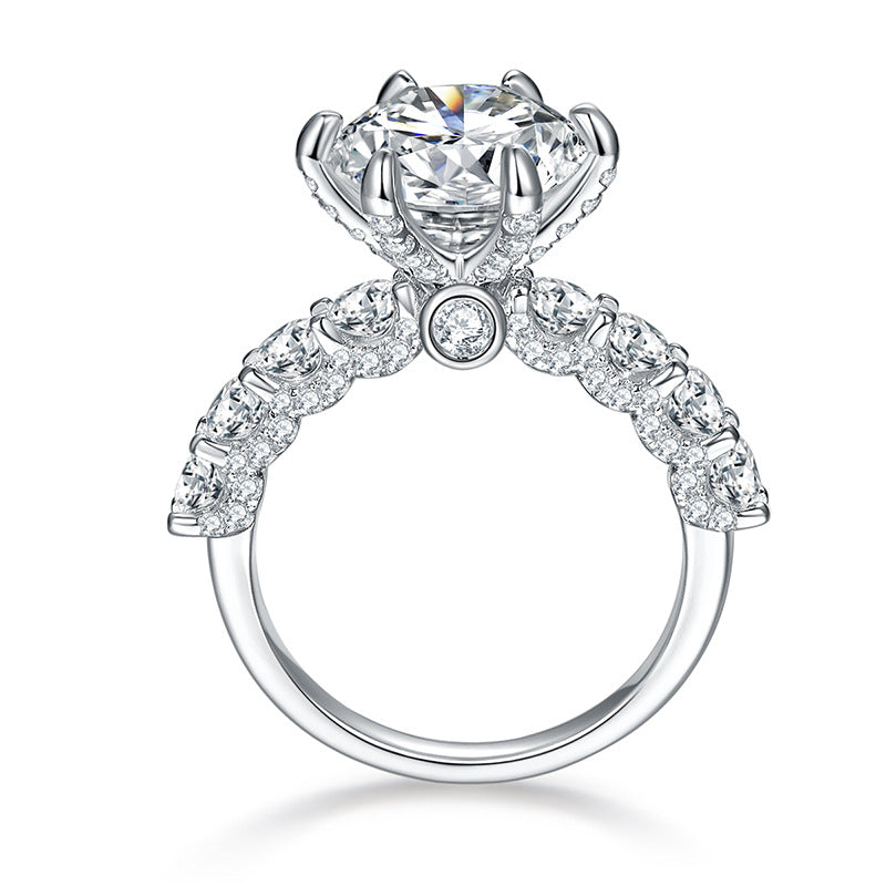 🎁Gift For You | 5 Carat Moonlight Sterling Silver Moissanite Ring