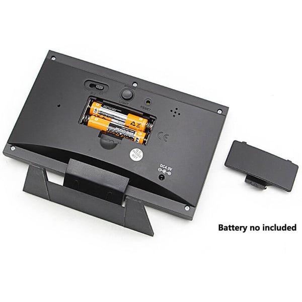 ✨⏰ Letzter Tag der Aktion 50% 🔥 Digitaler LED-Temperatur- und Luftfeuchtigkeitsmesser Wettervorhersage LED-Zähler Wecker