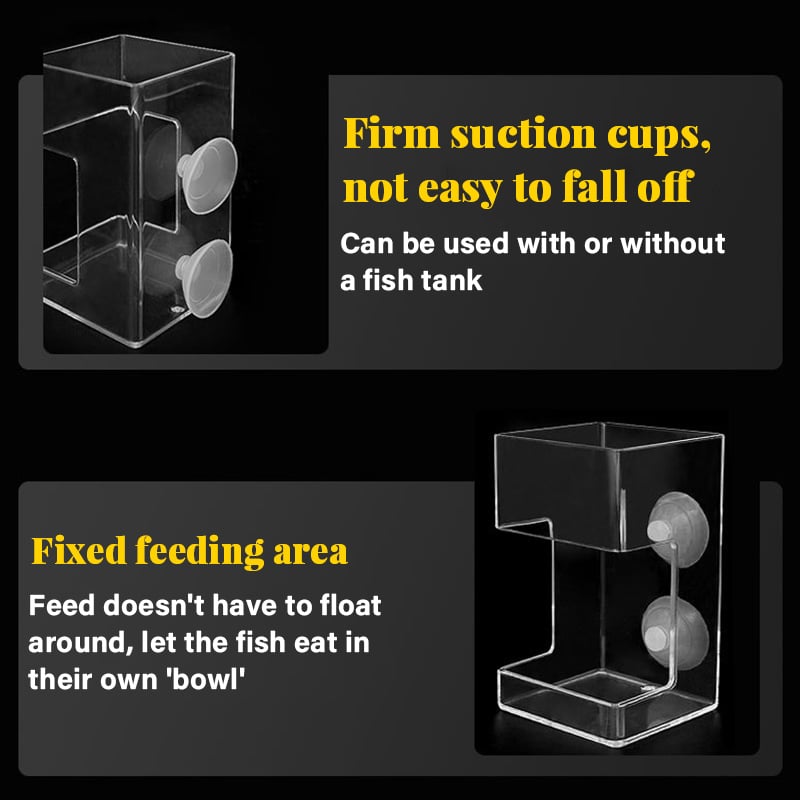 Aquarium Futterring und Tablett(Geben Sie den Fischen einen sauberen Lebensraum)
