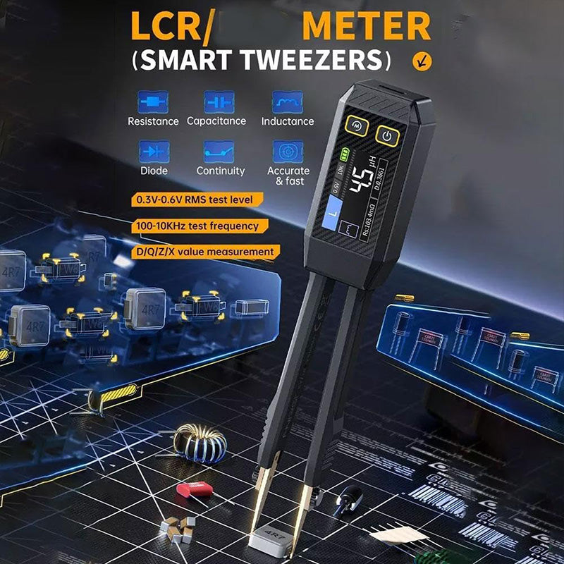 ⏳Time-limited Special⌛Smart Digital LCR Meter Tweezer Tester