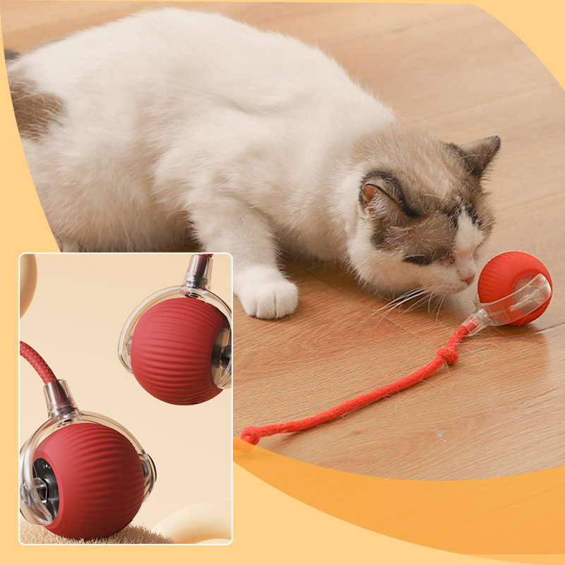 🔥Intelligent Chirping Rolling Interactive Cat Toy Ball