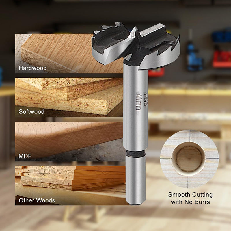 đ„3-in-1 Anti-Rutsch-Sechskant-Holzlochbohrer-Set