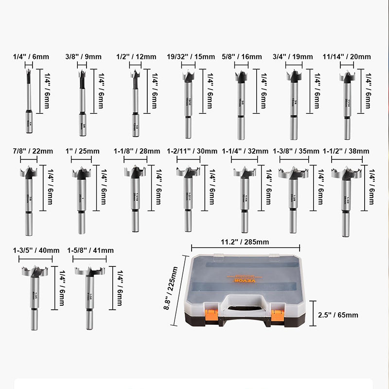 đ„3-in-1 Anti-Rutsch-Sechskant-Holzlochbohrer-Set