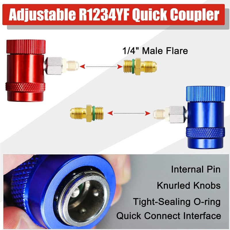 🔥3 Way R134/R22/R410 AC Gauges💥💥Befristetes Angebot: 50% Rabatt auf Bestellungen