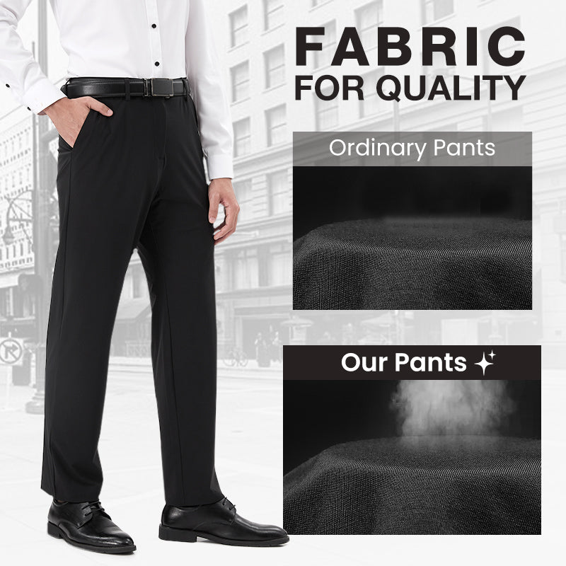 Atmungsaktive Stretchhose mit geradem Bein für Herren – ideal für den Sommer