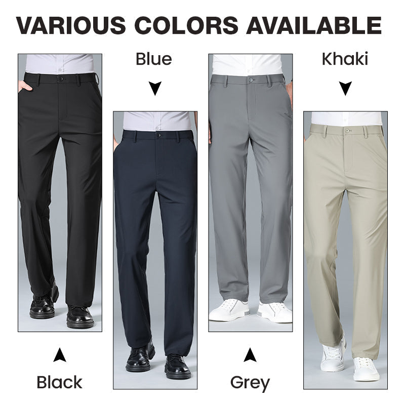 Atmungsaktive Stretchhose mit geradem Bein für Herren – ideal für den Sommer