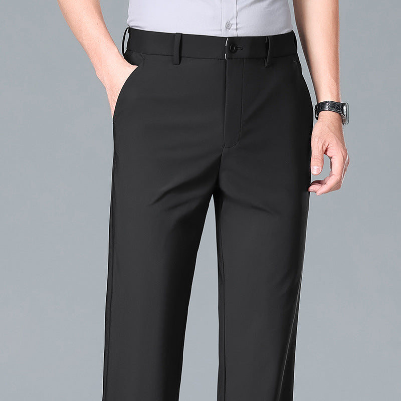 Atmungsaktive Stretchhose mit geradem Bein für Herren – ideal für den Sommer